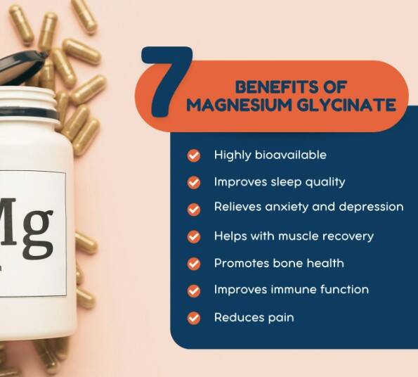 Magnesium glycinate powder